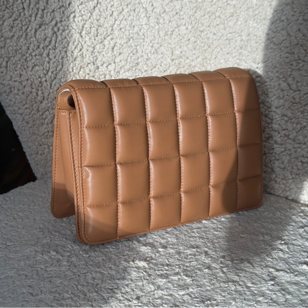 H&M Tan Quilted Crossbody Bag - Picture 6 of 8